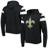 New Orleans Saints '47 Premier Nico Pullover Hoodie - Heathered Black - 47 brand