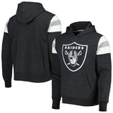 Las Vegas Raiders '47 Premier Nico Pullover Hoodie - Heathered Black - 47 brand