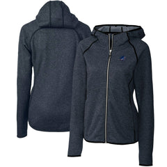 Miami Dolphins Cutter & Buck Women's Mainsail Full-Zip Jacket - Heathered Navy - NFL
