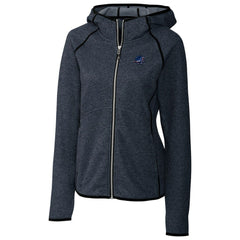 Miami Dolphins Cutter & Buck Women's Mainsail Full-Zip Jacket - Heathered Navy - NFL