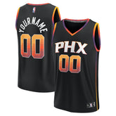 Fanatics Phoenix Suns Fast Break Custom Replica Jersey Black Statement Edition