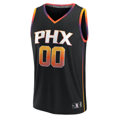 Fanatics Phoenix Suns Fast Break Custom Replica Jersey Black Statement Edition