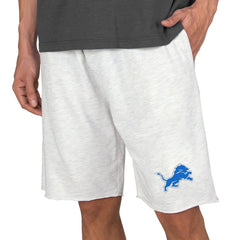 Detroit Lions Concepts Sport Mainstream Terry Shorts - Oatmeal - NFL
