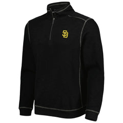 San Diego Padres Tommy Bahama Tobago Bay Tri-Blend Quarter-Zip Sweatshirt for sale