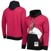 Arizona Cardinals Big Face 5.0 Pullover Hoodie - Cardinal - Mitchell & Ness