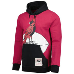Arizona Cardinals Big Face 5.0 Pullover Hoodie - Cardinal - Mitchell & Ness