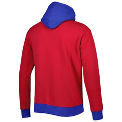 New England Patriots Big Face 5.0 Pullover Hoodie - Red - Mitchell & Ness
