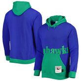 Seattle Seahawks Big Face 5.0 Pullover Hoodie - Royal - Mitchell & Ness