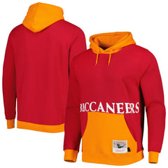 Tampa Bay Buccaneers Big Face 5.0 Pullover Hoodie - Red - Mitchell & Ness