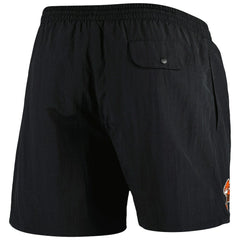 Cleveland Browns Team Essentials Nylon Shorts - Black - Mitchell & Ness
