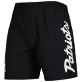 New England Patriots Team Essentials Nylon Shorts - Black - Mitchell & Ness