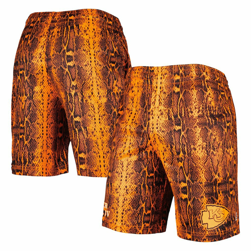 Kansas City Chiefs New Era Summer Pop Shorts - Orange - NFL