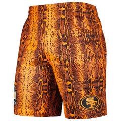 San Francisco 49ers New Era Summer Pop Shorts - Orange - NFL