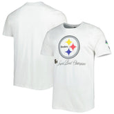 Pittsburgh Steelers New Era Historic Champs T-Shirt - White - NFL
