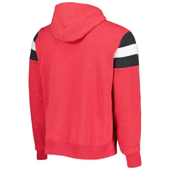 San Francisco 49ers '47 Legacy Premier Nico Pullover Hoodie - Scarlet - 47 brand