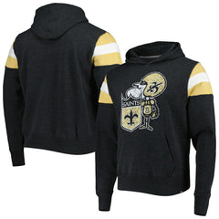 New Orleans Saints '47 Legacy Premier Nico Pullover Hoodie - Black - 47 brand
