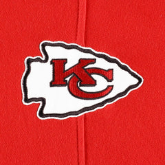 Kansas City Chiefs '47 Gridiron Lace-Up Pullover Hoodie - Heather Gray - 47 brand