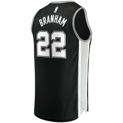 Fanatics Malaki Branham San Antonio Spurs Fast Break Replica Player Jersey Icon Edition Black