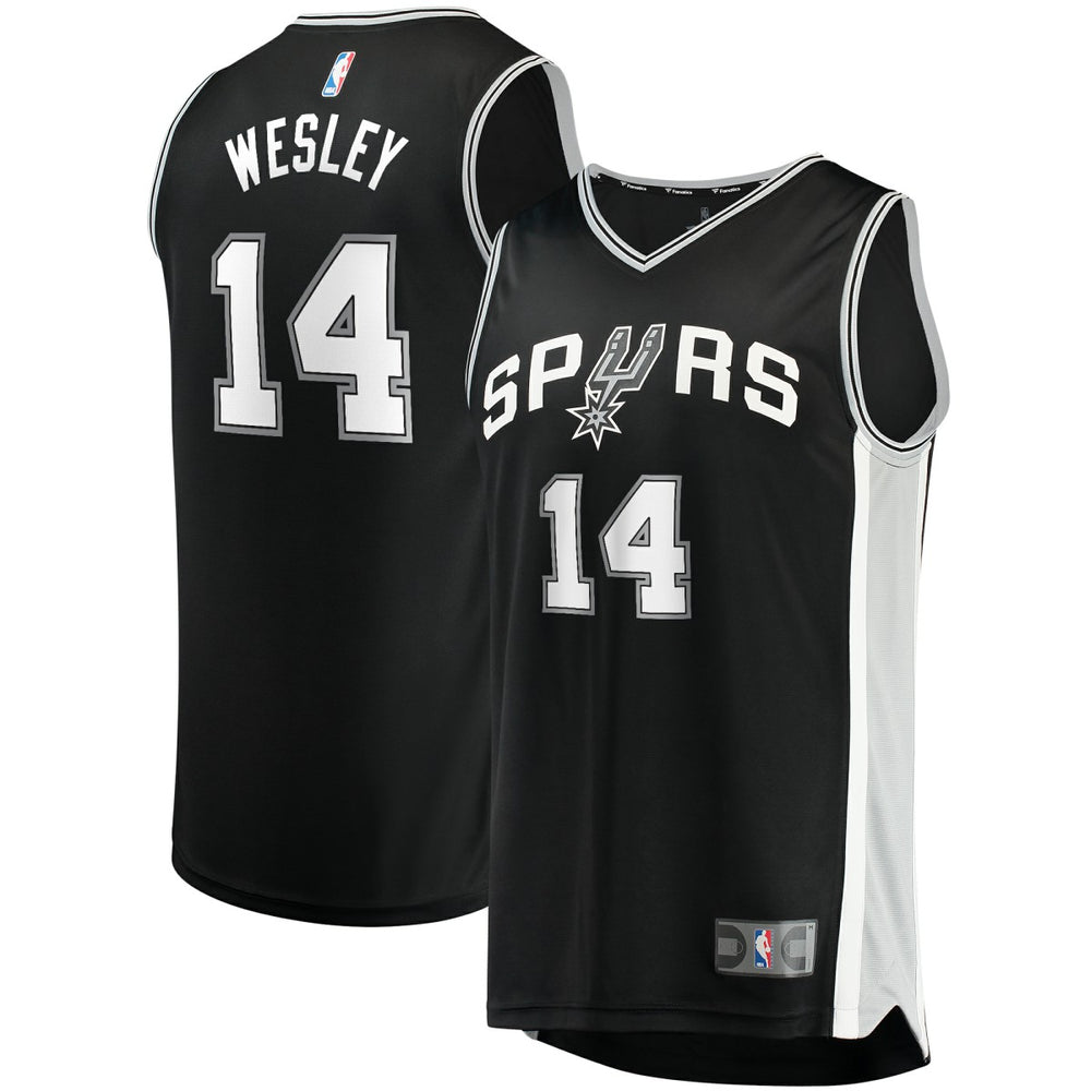 Fanatics Blake Wesley San Antonio Spurs Fast Break Replica Player Jersey Icon Edition Black