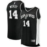 Fanatics Blake Wesley San Antonio Spurs Fast Break Replica Player Jersey Icon Edition Black