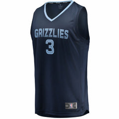 Fanatics Jake LaRavia Memphis Grizzlies Fast Break Replica Player Jersey Icon Edition Navy