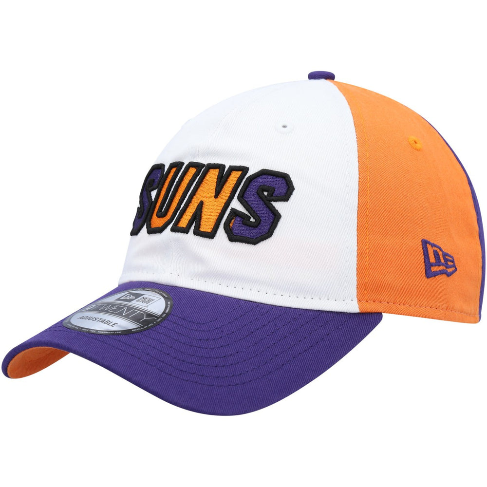 New Era Phoenix Suns Back Half 9TWENTY Adjustable Hat White/Purple