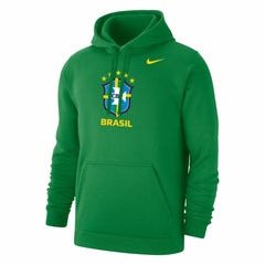 Nike - Brazil National Team Club Primary Pullover Hoodie - Green