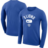 Nike - England National Team Lockup Legend Performance Long Sleeve T-Shirt - Royal