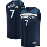 Fanatics Wendell Moore Jr. Minnesota Timberwolves 2022 NBA Draft First Round Pick Fast Break Replica Player Jersey Icon Edition Navy
