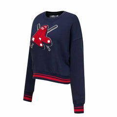 Boston Red Sox Pro Standard Women's Mash Up Pullover Sweatshirt Sale