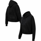 Boston Red Sox Pro Standard Women's Triple Black Cropped Pullover Hoodie Discount