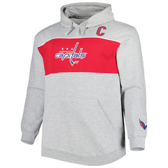 Alexander Ovechkin Washington Capitals Big & Tall Player Pullover Hoodie - Heather Gray | NHL on sale