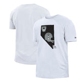 Las Vegas Raiders New Era Gameday State T-Shirt - White - NFL