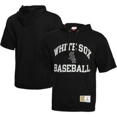 Chicago White Sox Mitchell & Ness Cooperstown Collection Washed Fleece Pullover Short Sleeve Hoodie Online
