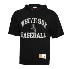 Chicago White Sox Mitchell & Ness Cooperstown Collection Washed Fleece Pullover Short Sleeve Hoodie Online