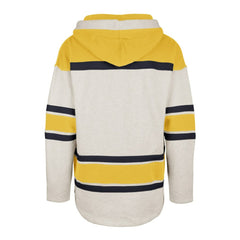 Nashville Predators '47 Rockaway Lace-Up Pullover Hoodie - Oatmeal | 47 brand near me