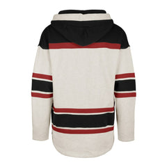 Ottawa Senators '47 Rockaway Lace-Up Pullover Hoodie - Oatmeal | 47 brand Clearance