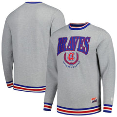 Atlanta Braves New Era Throwback Classic Pullover Sweatshirt Discount