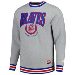 Atlanta Braves New Era Throwback Classic Pullover Sweatshirt Discount