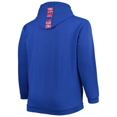 New York Rangers Big & Tall Fleece Pullover Hoodie - Blue | NHL near me