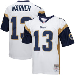 Kurt Warner Los Angeles Rams Big & Tall 2001 Retired Player Replica Jersey - White - Mitchell & Ness