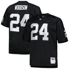 Charles Woodson Las Vegas Raiders Big & Tall 1998 Retired Player Replica Jersey - Black - Mitchell & Ness