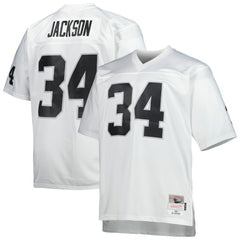 Bo Jackson Las Vegas Raiders Big & Tall 1988 Retired Player Replica Jersey - White - Mitchell & Ness