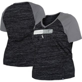 Chicago White Sox New Era Women's Plus Size Space Dye Raglan V-Neck T-Shirt Online