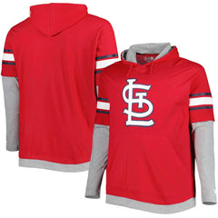 St. Louis Cardinals New Era Big & Tall Twofer Pullover Hoodie Near Me
