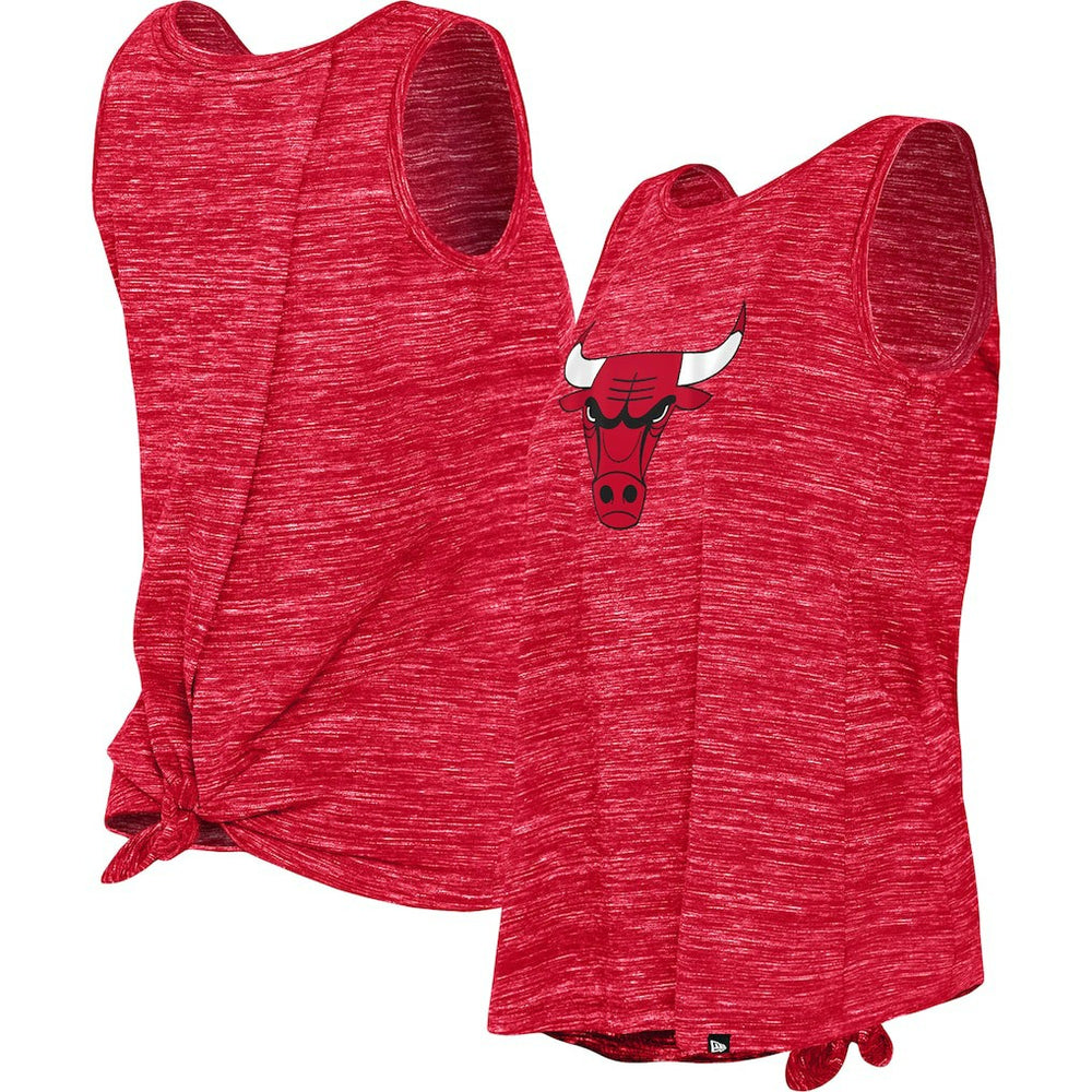New Era Chicago Bulls Women's Space Dye Active Tank Top Red