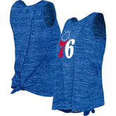 New Era Philadelphia 76ers Women's Space Dye Active Tank Top Royal