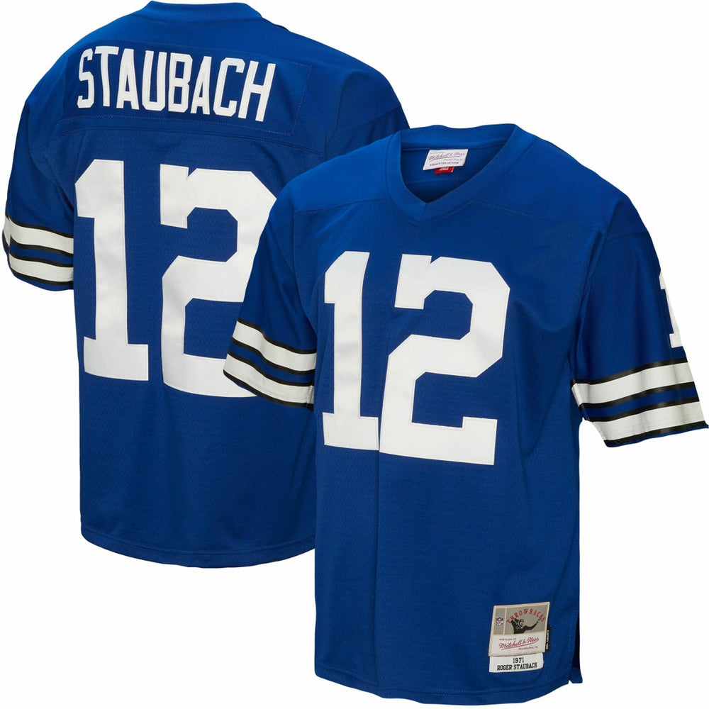 Roger Staubach Dallas Cowboys Legacy Replica Jersey - Royal - Mitchell & Ness