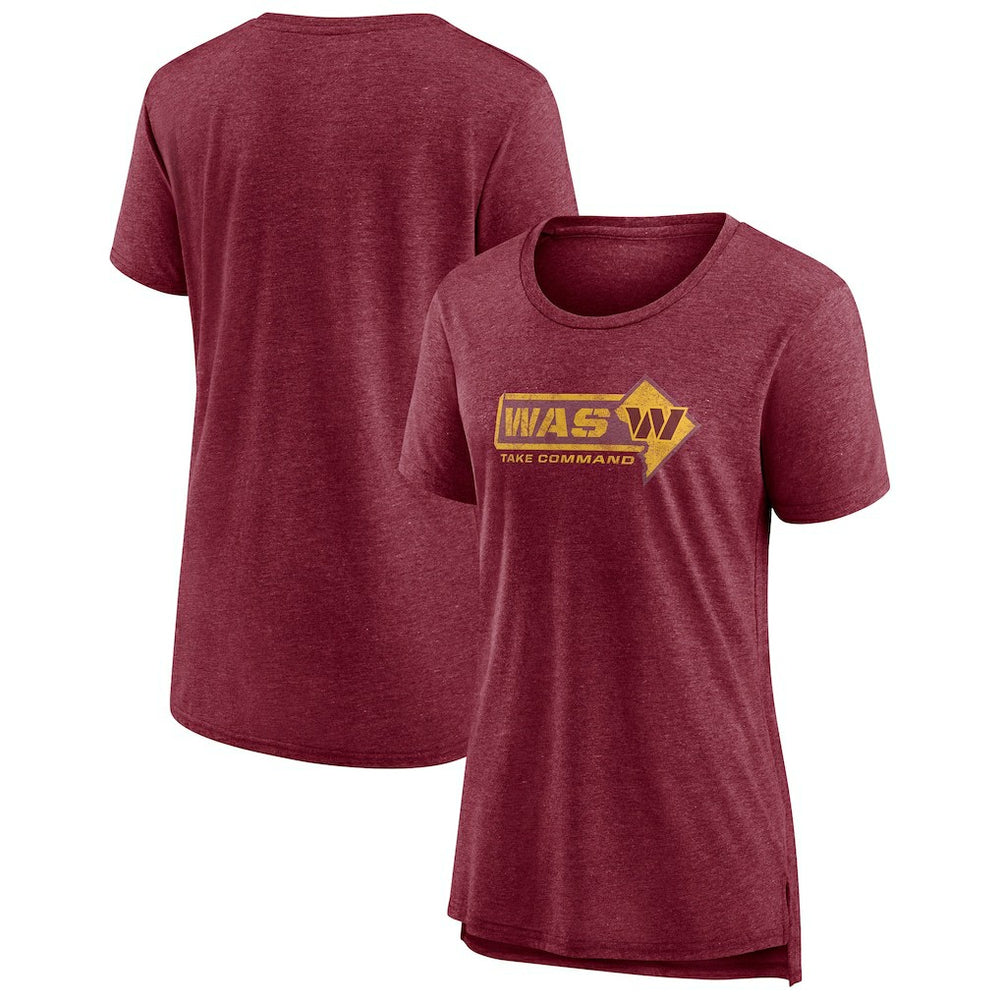 Washington Commanders Women's Hometown First Down T-Shirt - Heather Burgundy - Fanatics