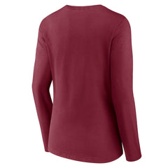 Washington Commanders Women's Hometown Sweep Long Sleeve V-Neck T-Shirt - Burgundy - Fanatics